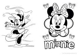 Desenhos da Minnie - Modelos para Colorir - Tudo Para Colorir