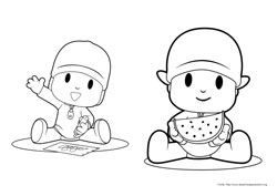 Desenhos do Pocoyo para Imprimri e Colorir