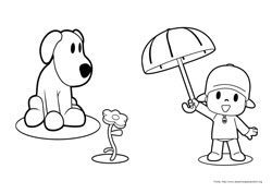 Imagens para Colorir Pocoyo 8